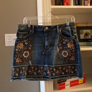 Altar’d State Jean Skirt